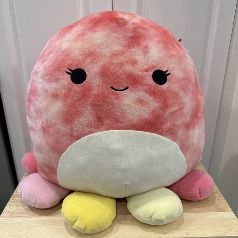 Squishmallows Orzella Octopus 16" Large Multicolor KellyToy Plush Toy